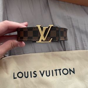 Womens Authentic Louis Vuitton 20mm Belt